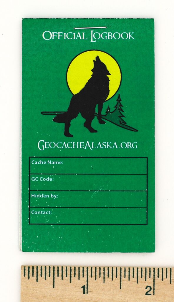 GeocacheAlaska! Small Logbook - Image 2