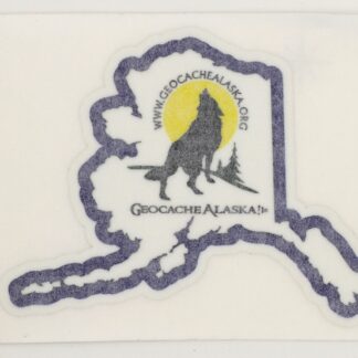GeocacheAlaska! Lg Logo Sticker
