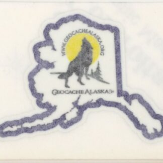 GeocacheAlaska! Sm Logo Sticker